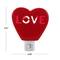 Miss Valentine Red Ceramic Candy Heart Love Nightlight